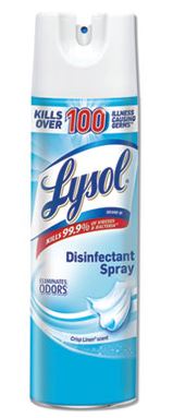 DISINFECTANT LYSOL AEROSOL CRISP LINEN 19OZ - Disinfectants